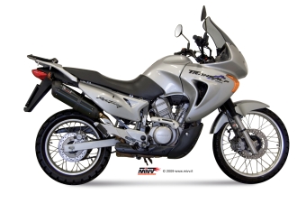 Mivv Suono RVS Black Slip-on Einddemper met E-keur Honda XLV 650 Transalp 2000 > 2004