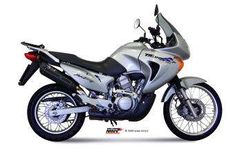 Mivv Suono RVS Black Slip-on Einddemper met E-keur Honda XLV 650 Transalp 2005 > 2007