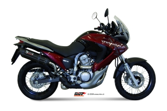 Mivv Suono RVS Black Slip-on Einddemper met E-keur Honda XLV Transalp 700 2008 > 2013