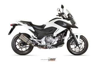 Mivv Suono RVS Slip-on Einddemper met E-keur Honda NC 700 S / X 2012 > 2014