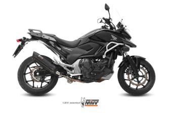 Mivv Suono RVS Black Slip-on Einddemper met E-keur Honda NC 750 S / X 2014 > 2015