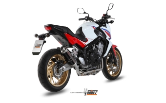 Mivv GP RVS Black Volledig Uitlaatsysteem met E-keur Honda CB 650 F 2014 > 2018