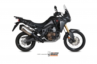 Mivv RVS Decat Voorbochten Honda CRF1000L Africa Twin 2016 > 2019