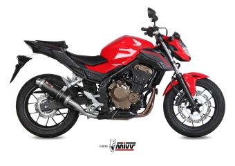 Mivv GP Carbon Slip-on Einddemper met E-keur Honda CB 500 F 2016 > 2018