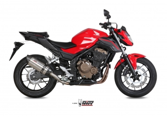 Mivv Suono RVS Slip-on Einddemper met E-keur Honda CB 500 F 2016 > 2018