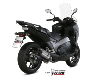 Mivv Suono RVS Slip-on Einddemper met E-keur Honda Integra 750 2016 > 2020