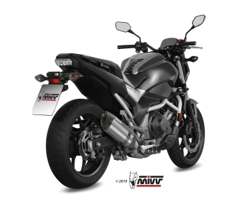 Mivv Suono RVS Slip-on Einddemper met E-keur Honda NC 750 S / X 2016 > 2022