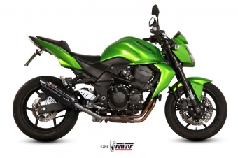 Mivv Suono RVS Black Slip-on Einddemper met E-keur Kawasaki Z 750 2007 > 2014