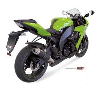 Mivv GP Carbon Slip-on Einddemper met E-keur Kawasaki ZX-10 R 2008 > 2010