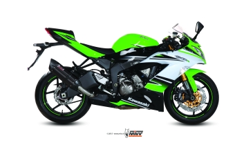 Mivv Suono RVS Black Slip-on Einddemper met E-keur Kawasaki ZX-6 R 636 2013 > 2016