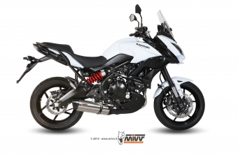 Mivv Suono RVS Compleet Uitlaatsysteem met E-keur Kawasaki Versys 650 2015 > 2020