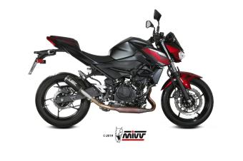 Mivv MK3 Carbon Einddemper zonder E-keur Kawasaki Z400 2019 > 2023