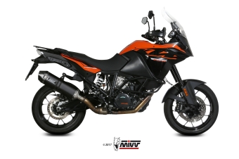 Mivv Speed Edge RVS Black Slip-on Einddemper met E-keur KTM 1090 Adventure 2017 > 2019