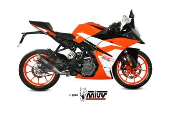 Mivv GP Pro RVS Black Slip-on Einddemper met E-keur KTM RC 125 2017 > 2020