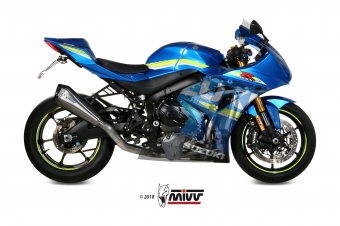 Mivv Delta Race Full Titanium Volledig Uitlaatsysteem zonder E-keur Suzuki GSX-R 1000 2017 > 2020