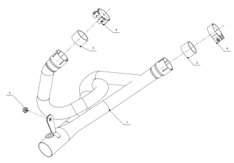 Mivv RVS Midpipe Suzuki SV 650 2003