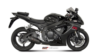 Mivv Suono RVS Black Slip-on Einddemper met E-keur Suzuki GSX-R 600 2006 > 2007