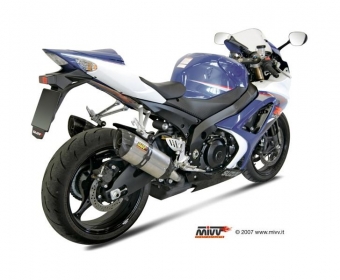 Mivv Suono Full Titanium Dubbele Slip-on Einddemper (L+R) Set met E-keur Suzuki GSX-R 1000 2007 > 2008