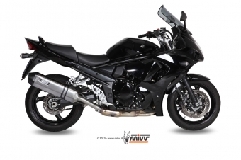 Mivv Speed Edge RVS Slip-on Einddemper met E-keur Suzuki GSX 1250 FA 2009 > 2016