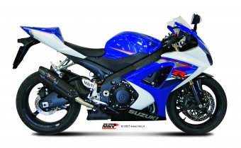 Mivv Suono RVS Black Slip-on Einddemper met E-keur Suzuki GSX-R 750 2008 > 2010