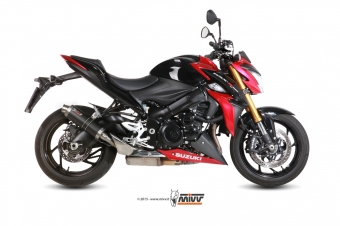 Mivv GP Carbon Slip-on Einddemper met E-keur Suzuki GSX-S 1000 / F 2015 > 2020