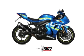 Mivv Delta Race Carbon Slip-on Einddemper met E-keur Suzuki GSX-R 1000 2017 - 2020