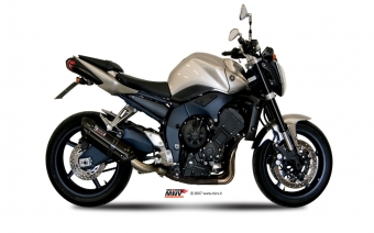 Mivv Suono RVS Black Slip-on Einddemper met E-keur Yamaha FZ1 - Fazer 2006 > 2016