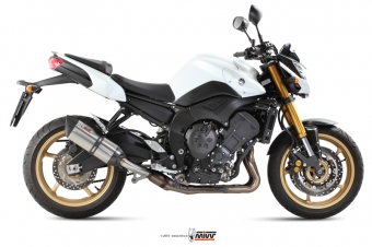 Mivv Suono RVS met Carbon Cap Slip-on Einddemper met E-keur Yamaha FZ8 - Fazer 2010 > 2016