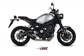 Mivv Oval Carbon met Carbon Endcap Compleet 3-1 Uitlaatsysteem met E-keur Yamaha XSR 900 2016 > 2020