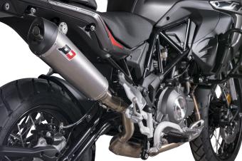 QD Titanium Tr-Cono Slip-on Einddemper met E-keur Benelli TRK 502 X 2018 - 2020