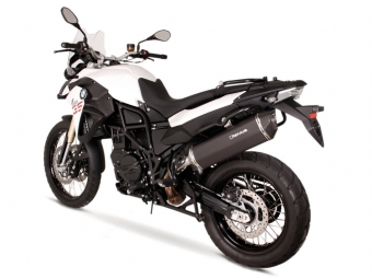 Remus Black Hawk RVS Black Slip-on Einddemper met E-keur BMW F700GS 2008 > 2016