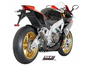 SC-Project CR-T Carbon Einddemper Zonder E-keur Aprilia RSV4 / Factory / R / APRC 2009 - 2014