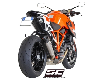 SC-Project Conic Titanium Uitlaat Met E-keur KTM 1290 SUPER DUKE R 2014 - 2016