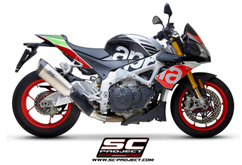 SC-Project SC1-R Titanium Slip-On Einddemper met E-keur APRILIA TUONO V4 1100 / FACTORY / RR 2017 - 2020