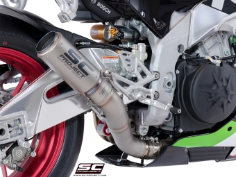 SC-Project CR-T Titanium High Position Uitlaat Zonder E-keur APRILIA RSV4 / RF / RR 2018 - 2020