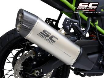 SC-Project Adventure Titanium Slip-On Einddemper Euro5 Gekeurd HARLEY DAVIDSON PAN AMERICA 1250 2020 - 2024