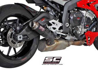 SC Project GP-M2 Carbon Slip-on Einddemper met E-keur BMW S 1000 R 2014 - 2016