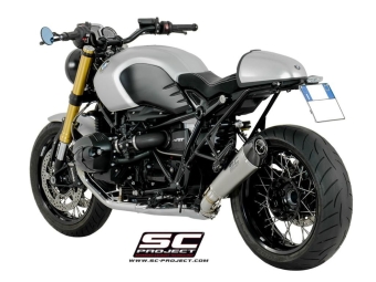 SC-Project Conic Titanium Uitlaat Met E-keur BMW R NINE T 2014 - 2016