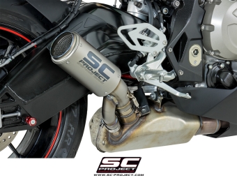 SC Project CR-T Titanium Slip-on Einddemper met E-keur BMW S 1000 RR 2017 > 2018