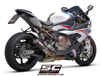 SC-Project CR-T Carbon With Stoneguard Grid Slip-on Einddemper Euro4 Gekeurd BMW S 1000 RR 2019 - 2020