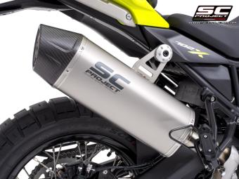 SC-Project X-Plorer II GT Titanium Slip-On Einddemper Euro5 Gekeurd BENELLI TRK 702 / 702 X 2023 - 2024