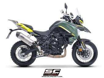 SC-Project X-Plorer II GT Titanium Slip-On Einddemper Euro5 Gekeurd BENELLI TRK 702 / 702 X 2023 - 2024