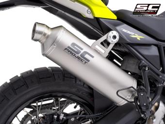 SC-Project Rally-S Titanium Slip-On Einddemper Euro5 Gekeurd BENELLI TRK 702 / 702 X 2023 - 2024