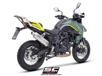 SC-Project Rally-S Titanium Slip-On Einddemper Euro5 Gekeurd BENELLI TRK 702 / 702 X 2023 - 2024