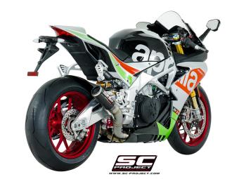 SC-Project CR-T Carbon Slip-On Einddemper Zonder E-keur APRILIA RSV4 / RF / RR 2017