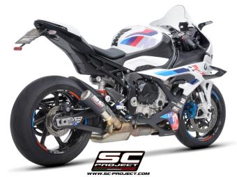 SC-Project CR-T Carbon With Stoneguard Grid Slip-On Einddemper Euro5 Gekeurd BMW S 1000 RR 2023 - 2024