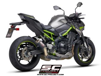 SC-Project CR-T Carbon With Stoneguard Grid Slip-On Einddemper Euro4 Gekeurd KAWASAKI Z 900 2020