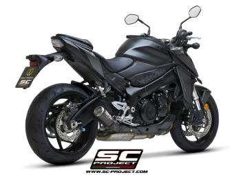 SC-Project CR-T Carbon With Stoneguard Grid Slip-On Einddemper Euro5 Gekeurd SUZUKI GSX-S 950 2021 - 2023 