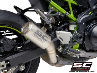 SC-Project CR-T Titanium With Stoneguard Grid Slip-On Einddemper Euro4 Gekeurd KAWASAKI Z 900 2020