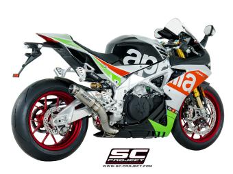 SC-Project GP70-R Titanium Slip-On Einddemper Zonder E-keur APRILIA RSV4 / RF / RR 2017